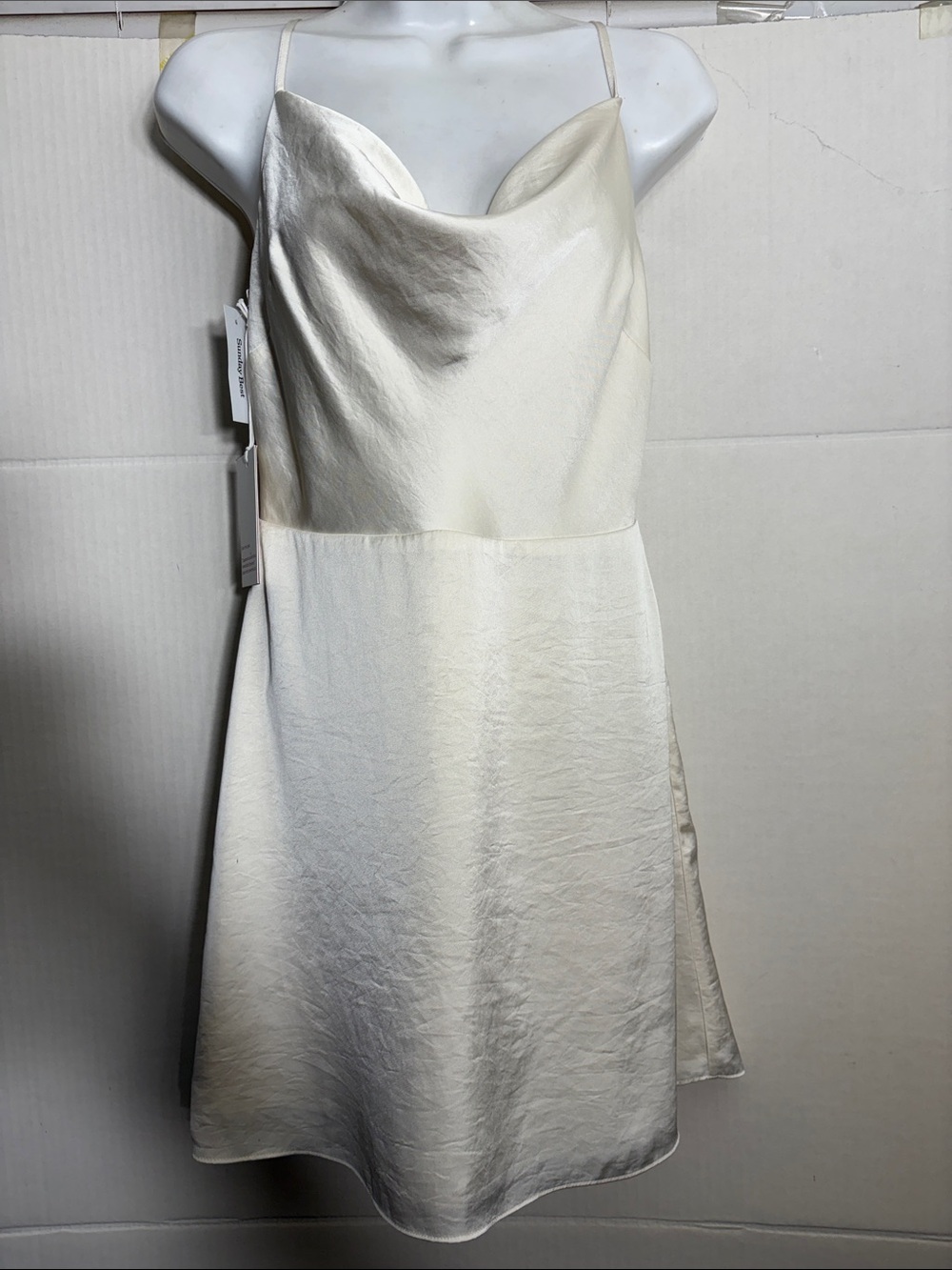 Aritzia color whisper white Spencer Dress 8890